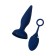 O’Play Unico anal vibrating tribe with a remote control, silicone, blue, 13.5 cm