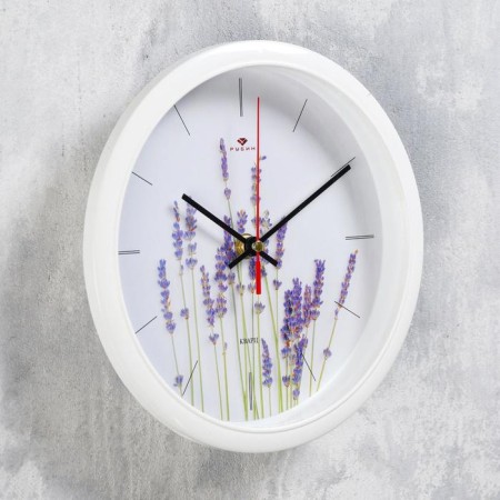 Watch wall "lavender" d = 22 cm, smooth move-1