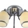 Ceiling lamp 5x60W E27, size 58x58x26 cm