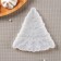 Silicone Mold "Patterned Christmas tree", 12.5 × 12 cm, the color is transparent