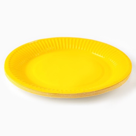 A set of paper utensils "Smiles", 12 glasses, 12 plates-5