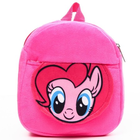 Blue backpack on a zipper, with a pocket, 19 x 22 cm "Pink Pai", My Little Pony-2