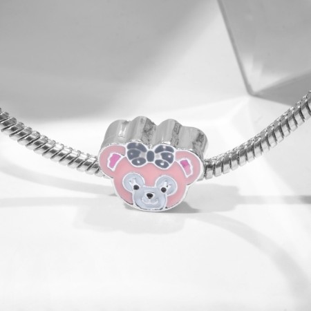 Talisman "Cartoon" Mouse, colored in silver-1
