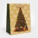 Gift, laminated, "Christmas tree with gifts", 18 x 23 x 10 cm