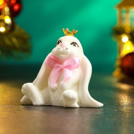 Figure soap "Sweet Bunny" White, 95gr-2
