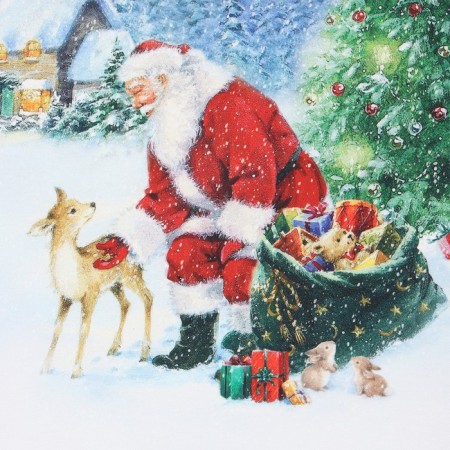 Towel Ethel "Christmas Evening" 40x73 cm, 100% cotton, sarzha 190 g/m2-2