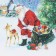 Towel Ethel "Christmas Evening" 40x73 cm, 100% cotton, sarzha 190 g/m2