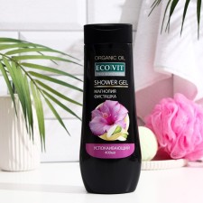 Гель для душа ECOandVIT Oil  Успокаивающий "Магнолия и фисташка" Organic oil, 400 мл
