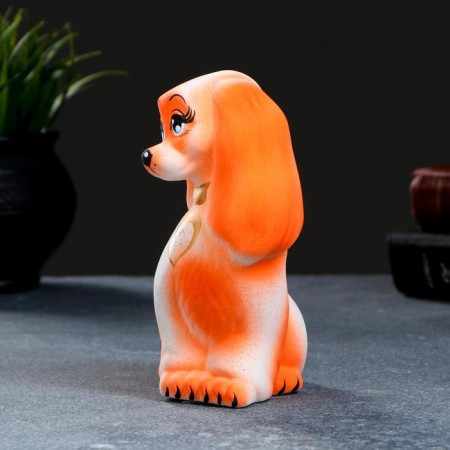 Poodle piggy bank 7x10x15cm-1