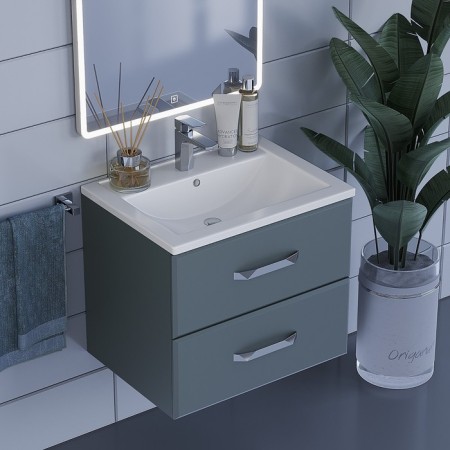 Sink uperwood Foster, furniture, 60 cm, rectangular-2