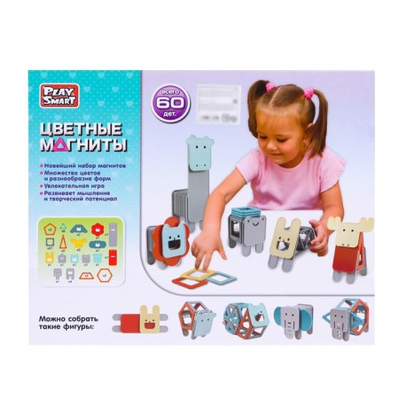 Designer magnetic "color magnets", 60 parts-4