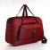Road bag with lightning, external pocket, long belt, burgundy color