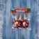 Jewelry decoration "Smiling Deer" (set 2 pcs) 10x5 cm, red