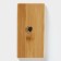 Porcelain set for spices on the bamboo stand Bellatenero “Fox”, 3 objects: Solonka 80 ml, List 80 ml, stand, white color
