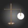 ST LUCE bedside lamp. SL1205.304.01. Sandro. 1x5 watts, G9, 4000k, 20.5x40x75 cm, brass color