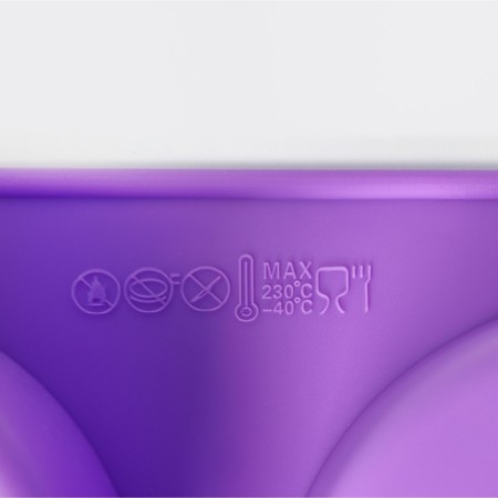 The form for baking is the “figure. Circle ", silicone, 26 × 17.5 cm, 6 cells (D = 6.5 cm), color mix-5