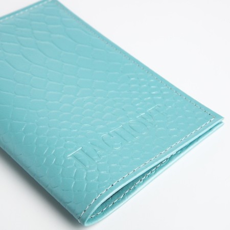 TEXTURA passport cover, blue color-3