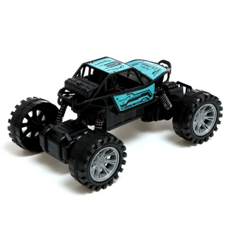 Jeep "All -terrain vehicle", radio control, light, batteries, blue-2