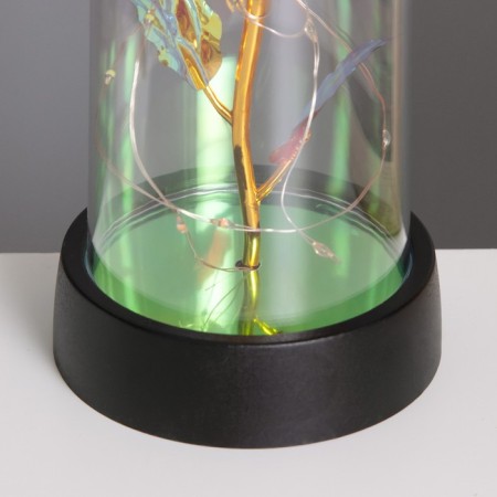 Nightlight "Flower" LED 3XAG10 red 8.5x8.5x15.5 cm-3