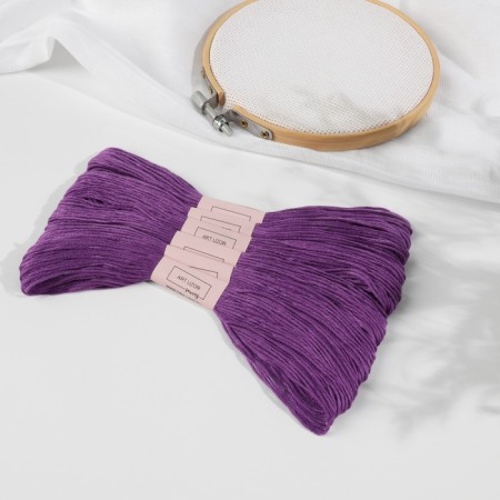 Set of threads Muline No. 208, 8 ± 1 m, 6 pcs, the color is dark lavender-3