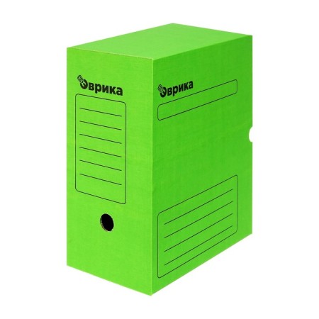 Archive box with A4 Calligrata valve, 150 mm, microgofrotcard, up to 1,400 sheets, green-2