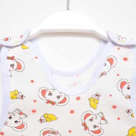 Long baby sliders, white color/elephant, height 68 cm-1