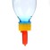 Nipple for a bottle for feeding livestock, plastic, Greengo