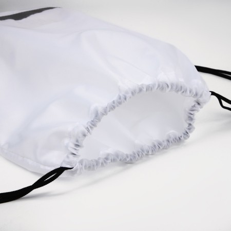 A bag for shoes on a lace, "ZFTS", a reflective strip, white color-2