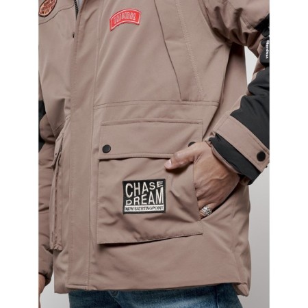 Winter jacket, size 50, brown color-12