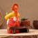 Kovrov toy "Bench Grandma with Harvest", ceramics