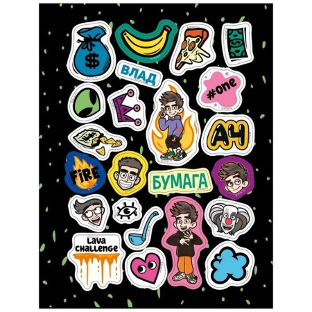 Stickers "150 stickers. Vlad A4. They drove! "-2