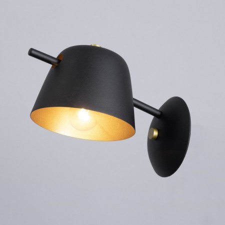Bras "Firs" E27 40W black and gold 15x28x22 cm-1