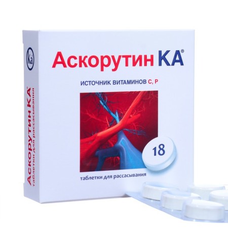 Askorutin ka resorption tablets, 18 pcs
