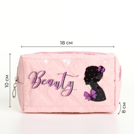 Lightning cosmetic bag, pink color-1