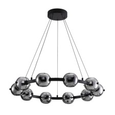Suspended chandelier Arte Lamp Markab A2471LM-20BK, LED, 60 W, 85x85x12 cm, 3000 lm, black