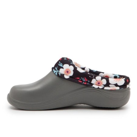 Galosha women, gray/flowers, size 37-38-1