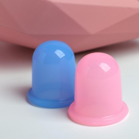 Gift set with anti -cellulite vacuum banks "Blave"-2