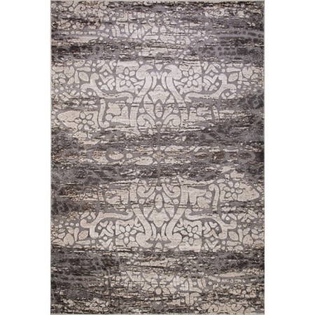 Rectangular carpet Merinos Ibiza, size 80x150 cm, color Beige-Gray