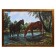 The picture "Horses on a watering" 56x76cm.