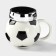 Ceramic mug with a foot ball cover, 380 ml