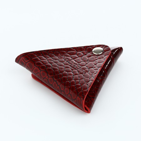 Monetnik on the button, Textura, burgundy color-3