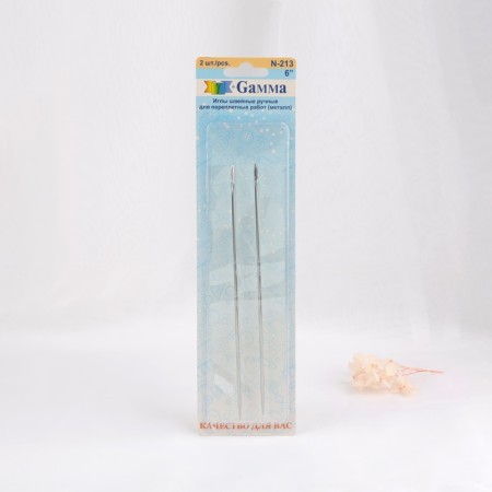 Needles for binding, d = 1.83 mm. 15.2 cm, 2 pcs, N-213