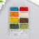 A set of beads for needlework "Zlatka No. 2" 8 colors (70 ± 2g)