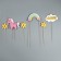 Toppers Set (6 B1) "Cute Unicorn", pink