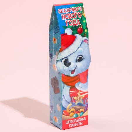 A set of chocolate sweets in the curly box "Bear", 100 g-4
