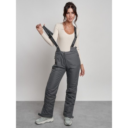 Semi -combinezone ski insulated female winter, size 44, color gray color-17