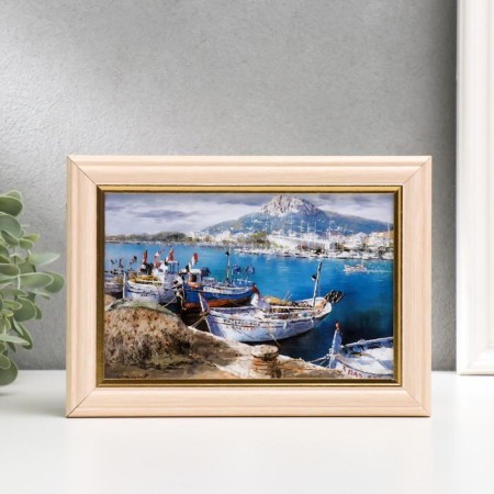 Key "White Boats" 15x21 cm milk oak-12