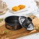 Baking form "German mini-kex", d = 18 cm, removable bottom, anti-stick coating, black