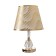 Table lamp "Atomic" 1x40W E27+LED 5W Gold 25x25x38cm