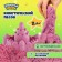 Kinetic sand "Magic Sand" 2400 g, bucket, pink